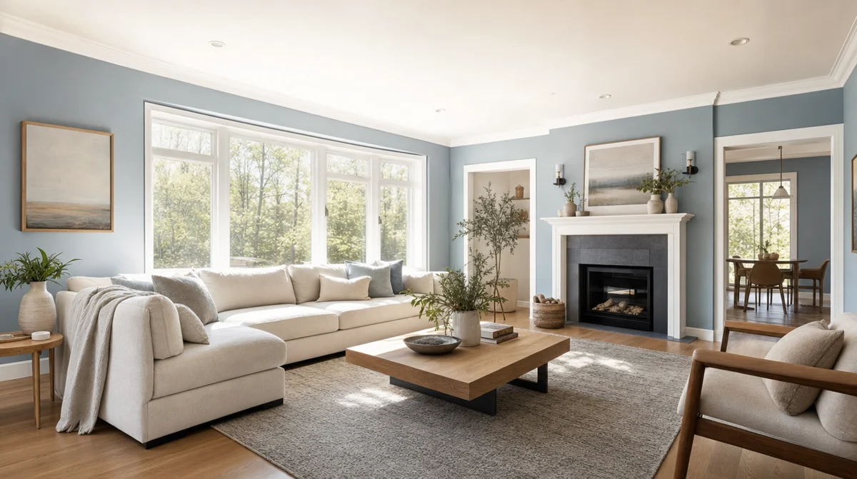 Same room used in the redesign concept